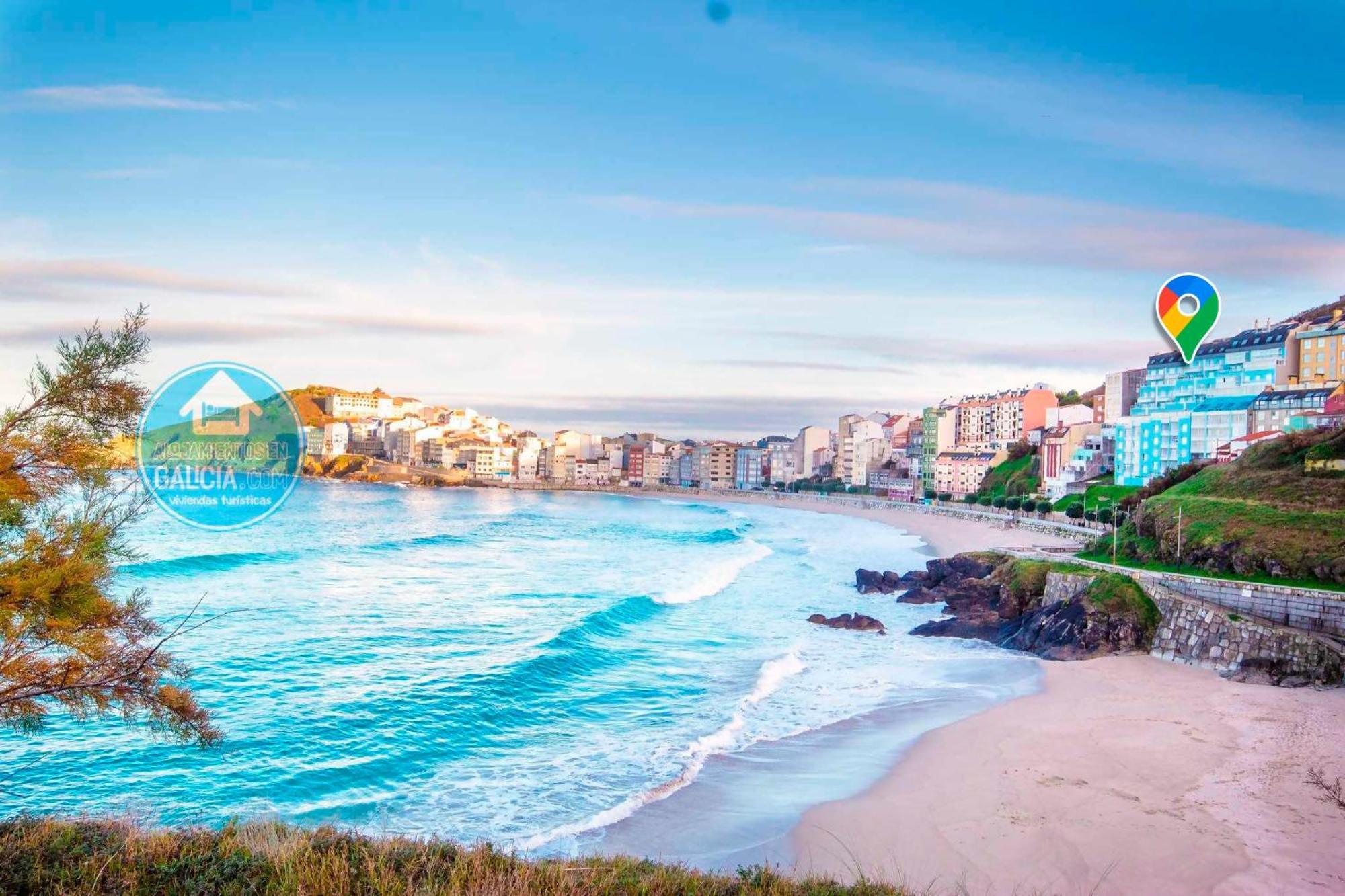 Ag Apartamento Nordes Malpica Primera Linea Playa 外观 照片