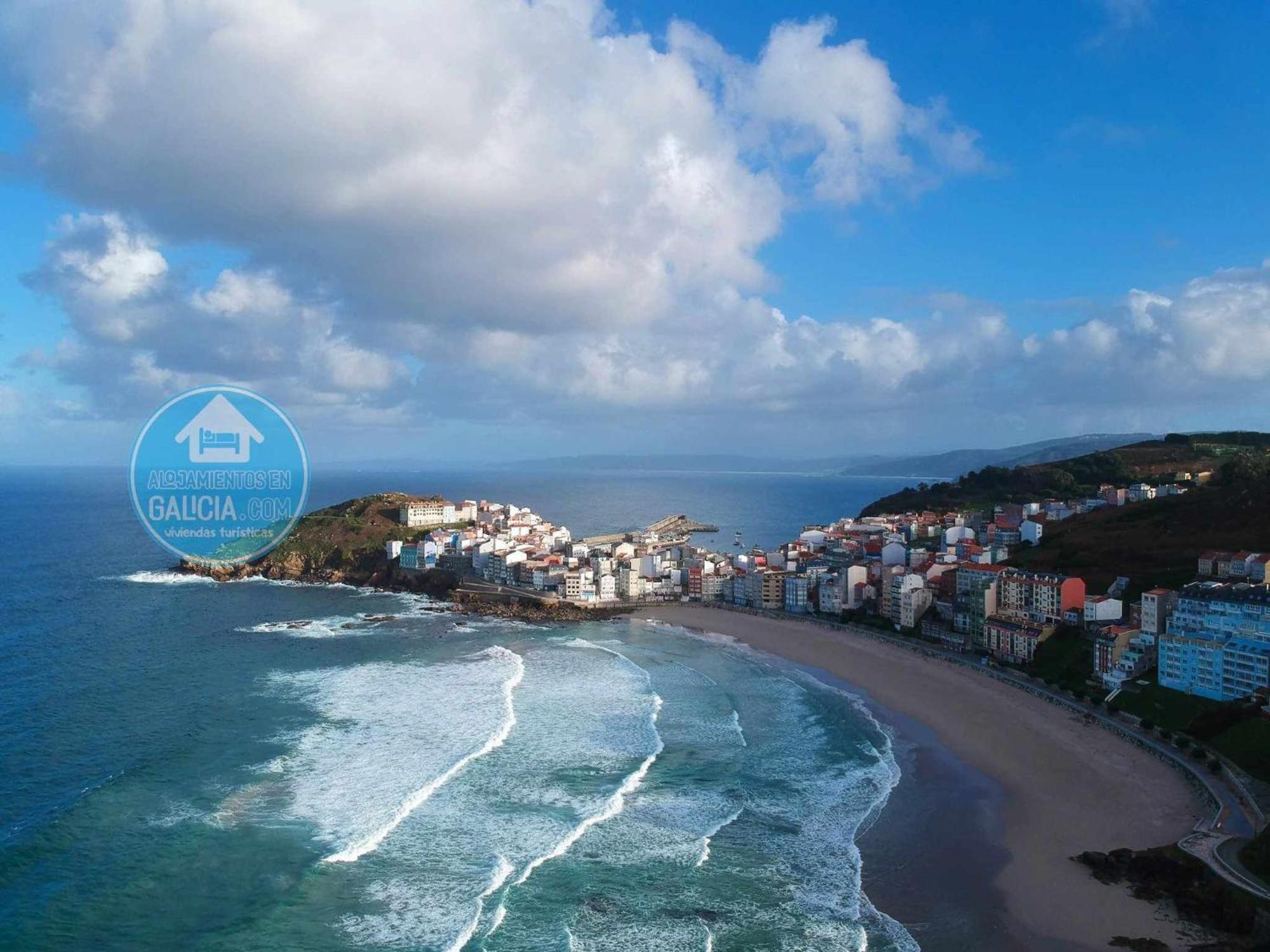 Ag Apartamento Nordes Malpica Primera Linea Playa 外观 照片