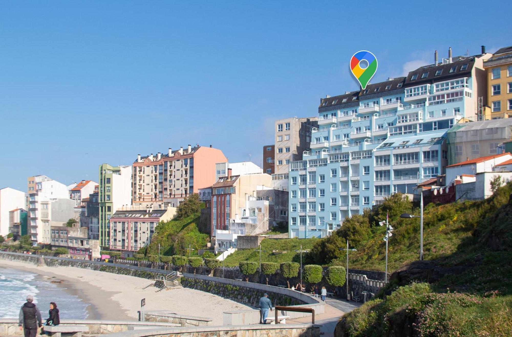 Ag Apartamento Nordes Malpica Primera Linea Playa 外观 照片